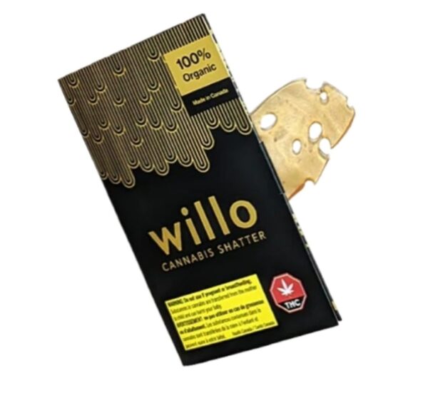 Willo: Premium 100% Organic Shatters | THC Shatter Concentrate